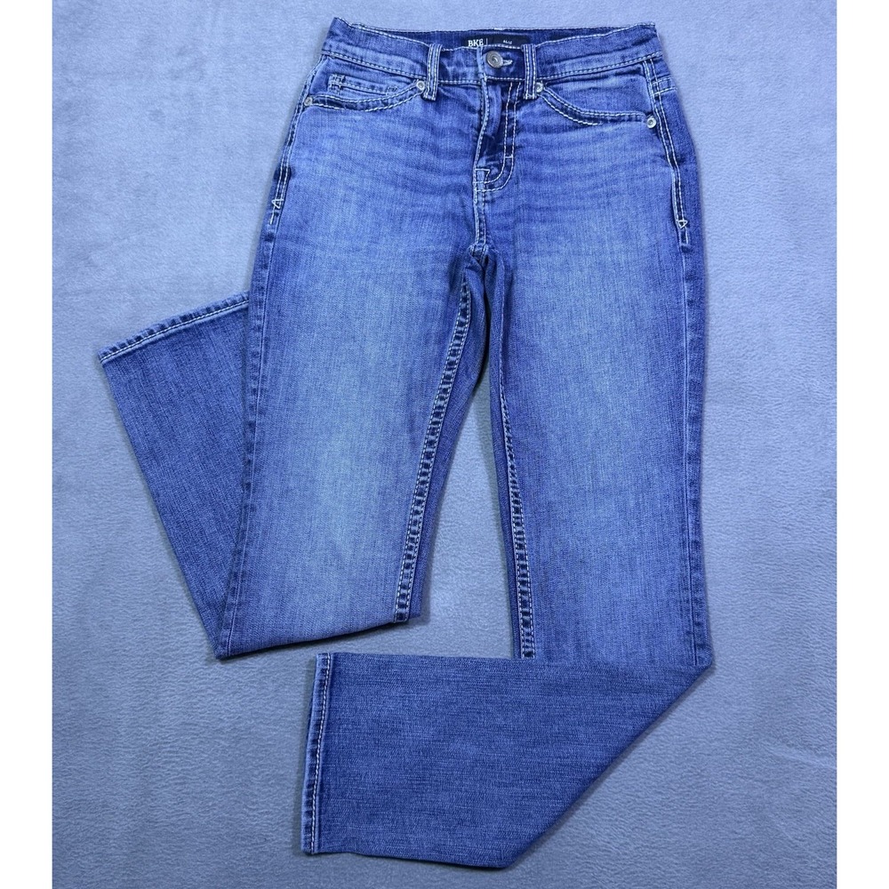 BKE Jeans Mens 28x30 ALEC Slim Fit Straight Stretch Normcore USA Medium Wash